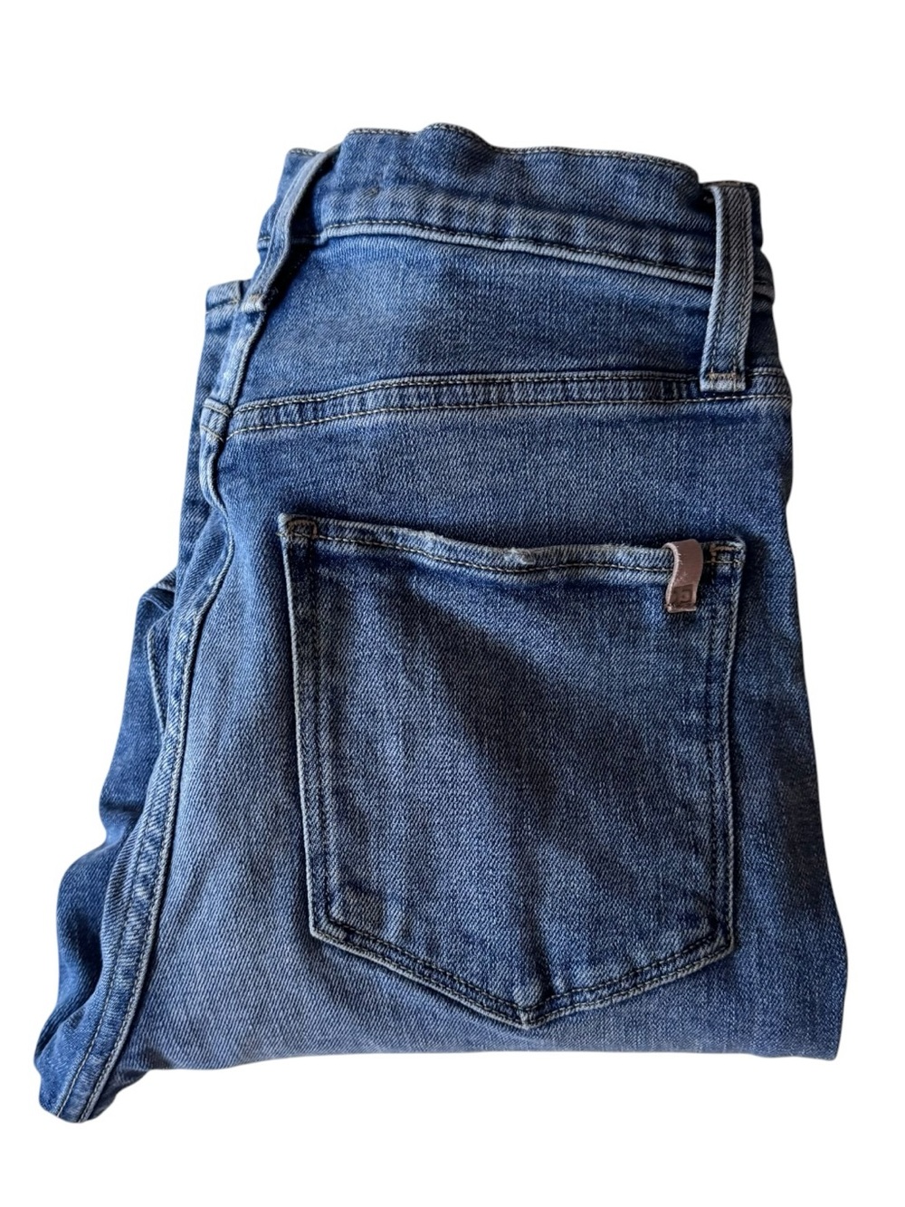 Joe’s Jeans Raine Ankle High Rise Slim Straight Stretch Jeans Barnes Destructed